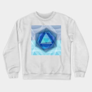 Jewel Lines - Sapphire & Cobalt Crewneck Sweatshirt